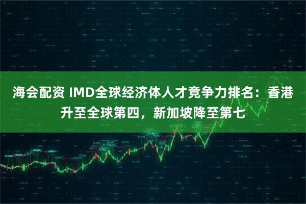 海会配资 IMD全球经济体人才竞争力排名：香港升至全球第四，新加坡降至第七